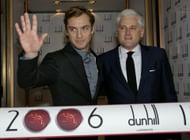 Law at a Dunhill event as their brand ambassador in Hong Kong (Image via Getty)