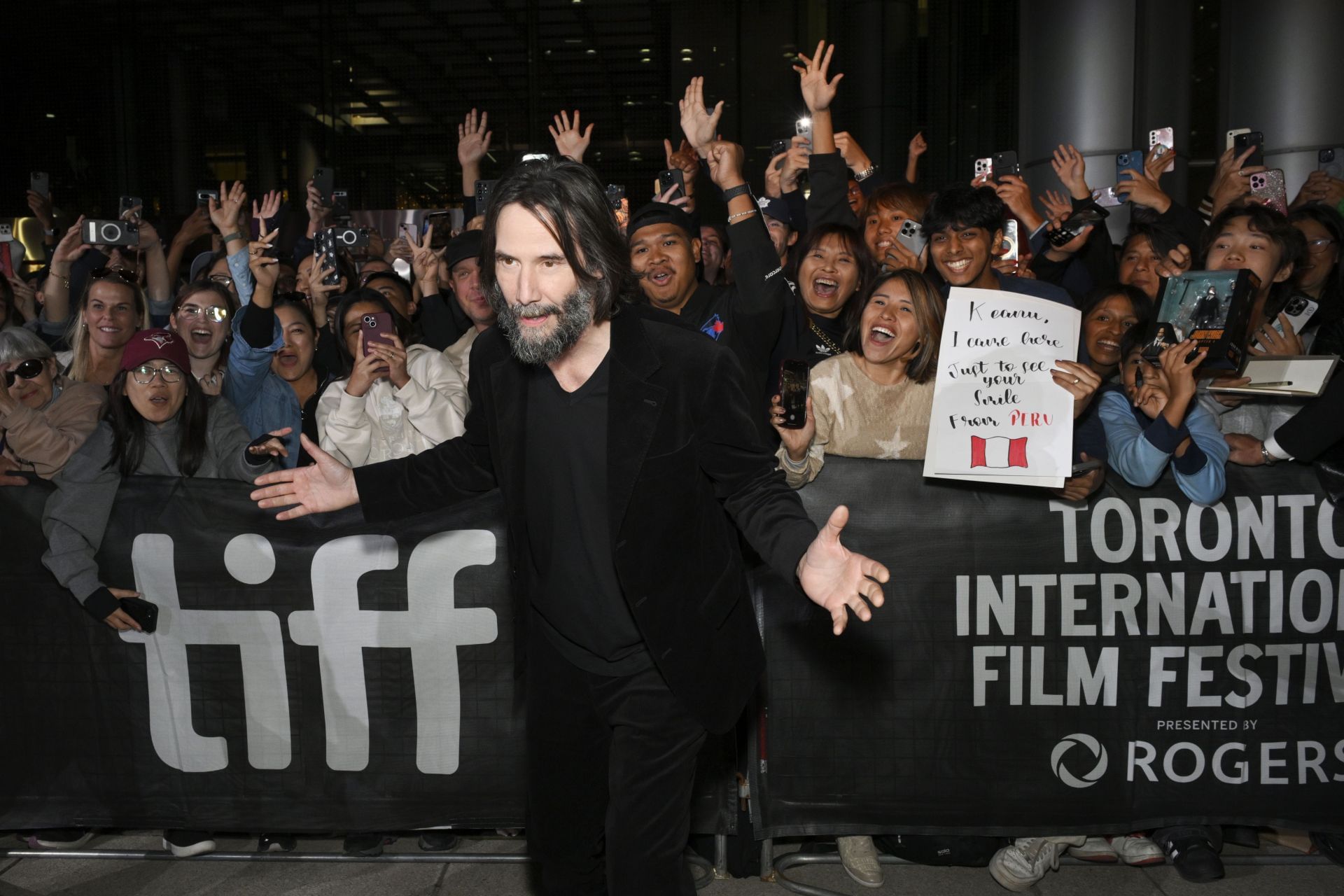 Keanu Reeves at Good Fortune World Premiere At The Toronto International Film Festival (Image Via Getty)