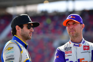 “They don’t know what they’re talking about”: Denny Hamlin refutes the blame for Chase Elliott wreck in the Bristol elimination race
