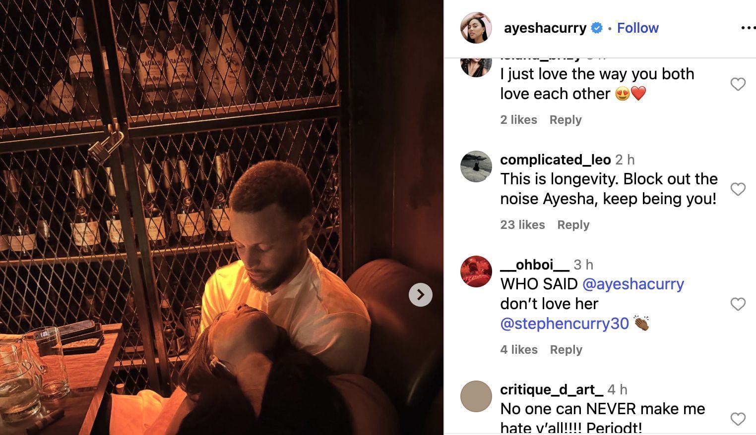 Credits: Instagram (@ayeshacurry)