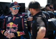 Connor Zilisch speaks to Trackhouse Racing team owner Justin Marks at Watkins Glen. Source: Getty