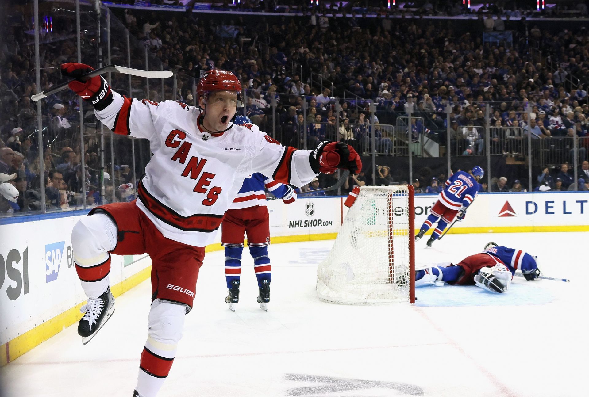 Carolina Hurricanes v New York Rangers - Game Five - Source: Getty