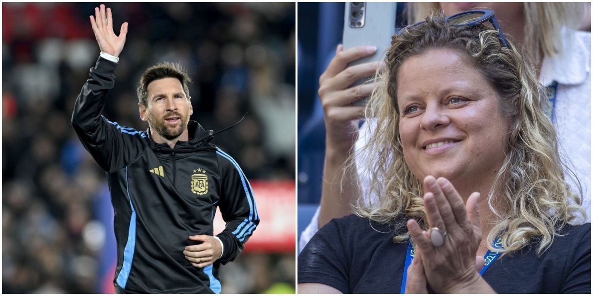 Lionel Messi and Kim Clijsters
