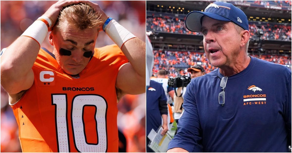 NFL fans blast Bo Nix for heated sideline argument with Sean Payton as Broncos lose 29-28 thriller to Colts