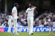 Joe Root and Prasidh Krishna got into it during the final Test at the Oval (Credit: Getty)