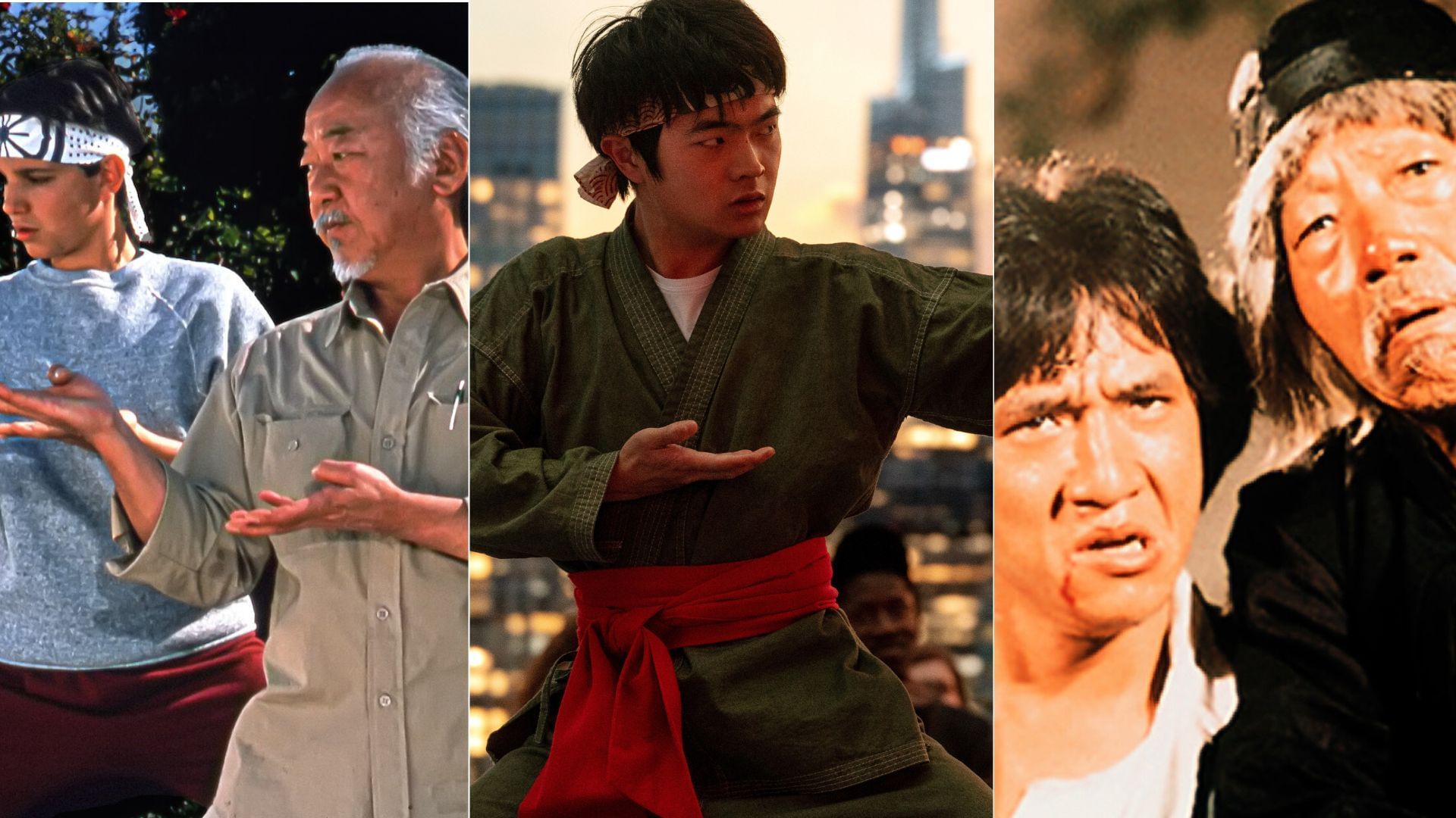 The Karate Kid, Karate Kid: Legends, Drunken Master