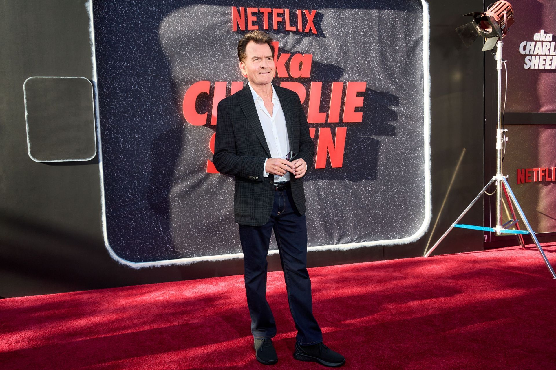 Sheen attends the Los Angeles Premiere aka Charlie Sheen (Photo by Unique Nicole/Getty Images)