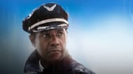 Denzel Washington as airline pilot William “Whip” Whitaker in Flight (Image via Netflix)