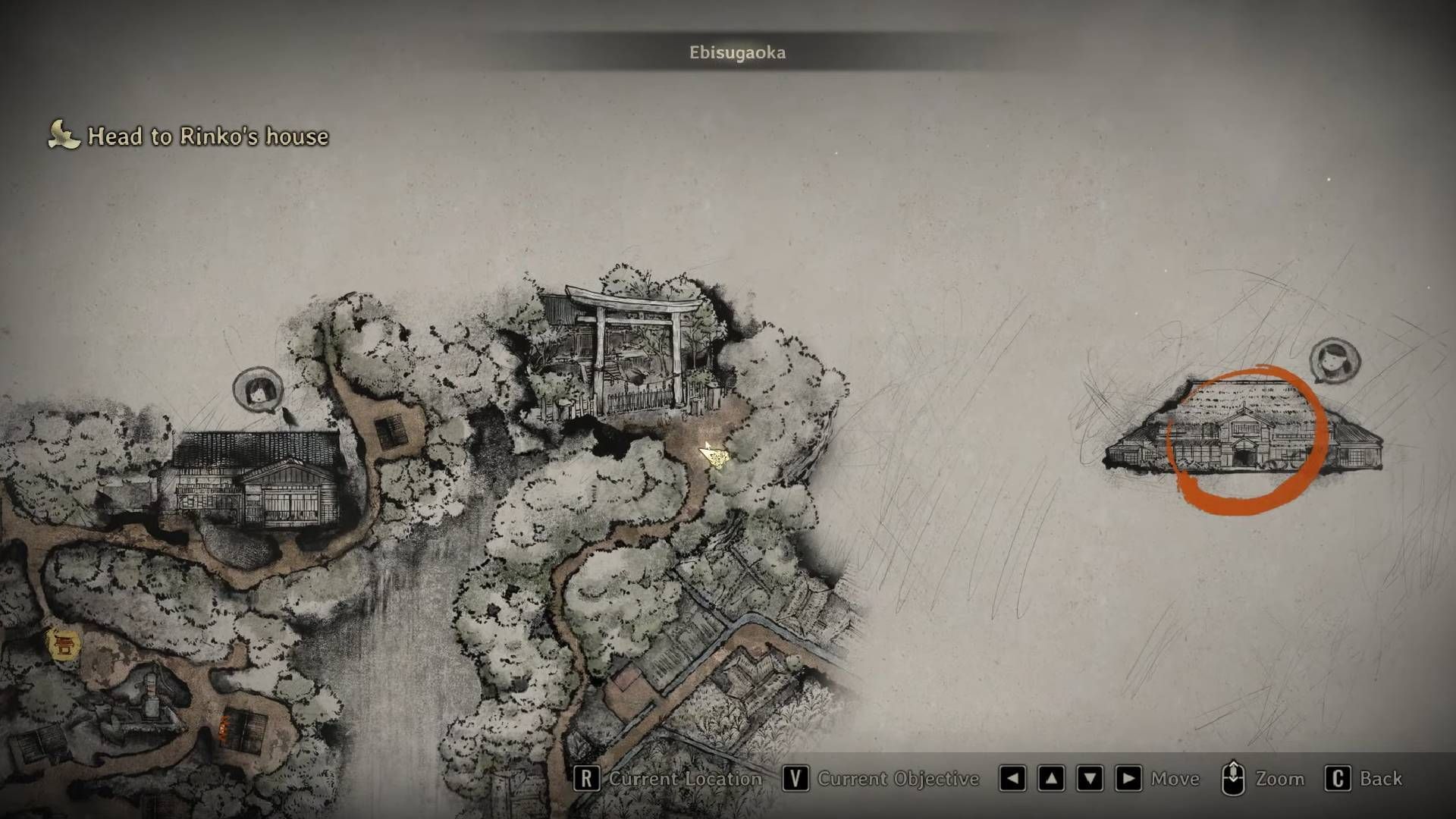 Sakuko&#039;s Mail Box key map location (Image via KONAMI || YouTube@WoW Quests)