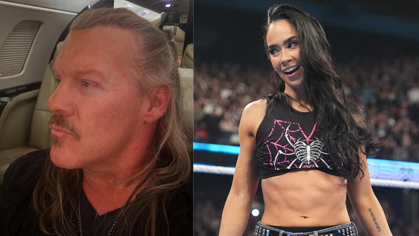 Chris Jericho (left) and AJ Lee (right) [Images from Jericho