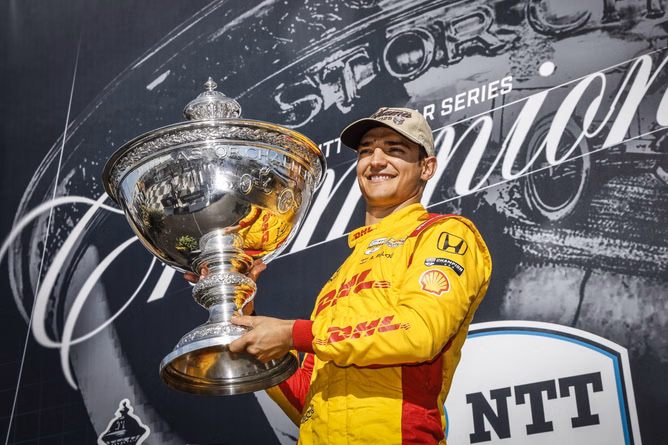 Watch: IndyCar legend Alex Palou takes a subtle dig at Red Bull rumors