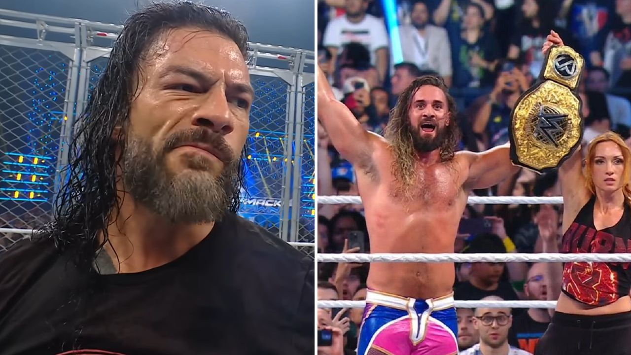 Roman Reigns, Rollins, and Lynch (via WWE