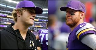 " He looks overwhelmed": Colin Cowherd predicts bold future for JJ McCarthy as Carson Wentz leads Vikings