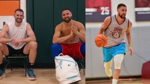 "Still at it 20 years later is crazy": Klay Thompson shares heartfelt message on post-workout picture with $8,000,000 Utah Jazz star