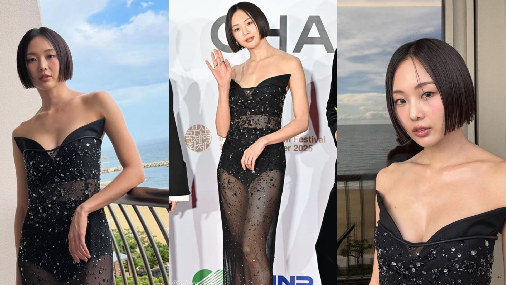 Keum Sae-rok at the 30th Busan International Film Festival (Image via Instagram/@goldnewrok)