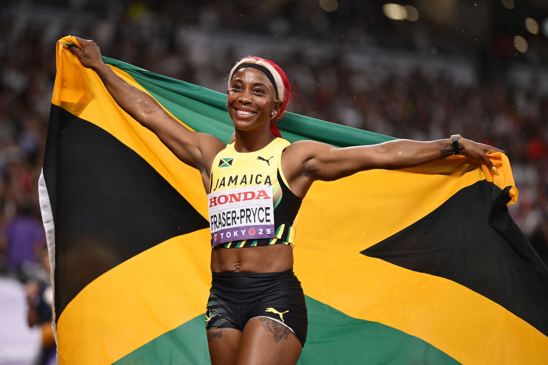         Fraser-Pryce at the World Athletics Championships      Tokyo 2025 (Image Source: Getty)