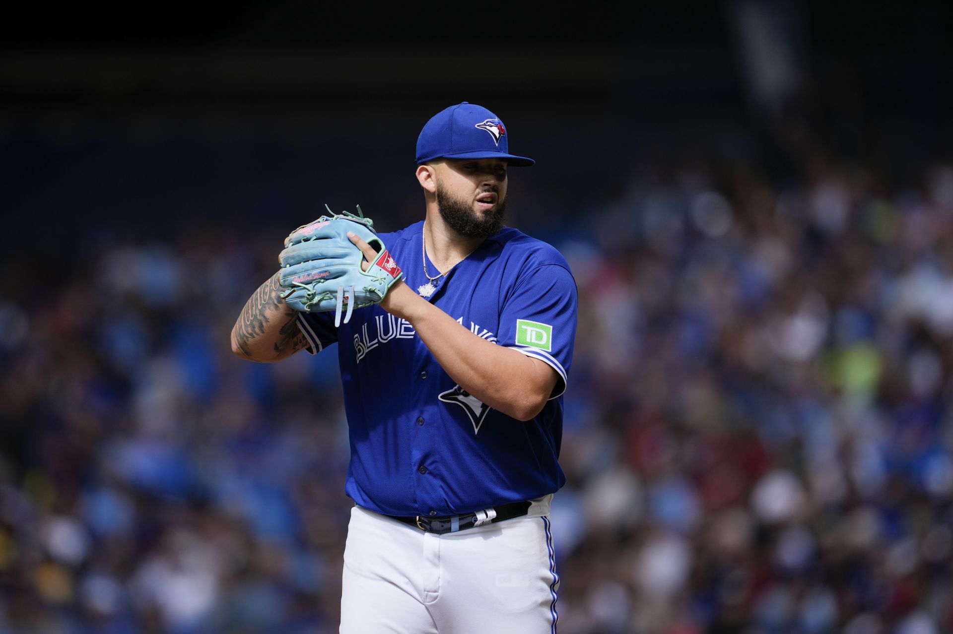 Alek Manoah in action for the Toronto Blue Jays - Source: Getty