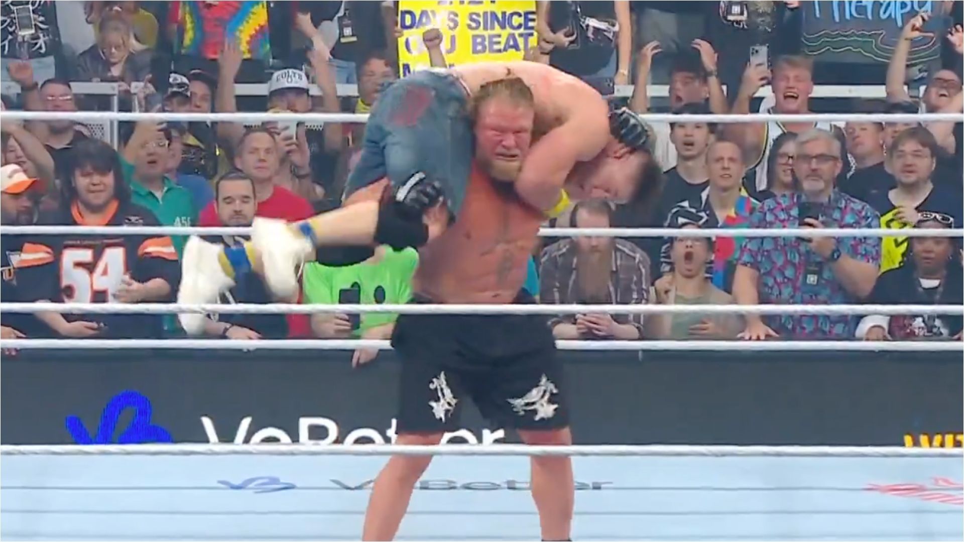 Brock Lesnar and John Cena