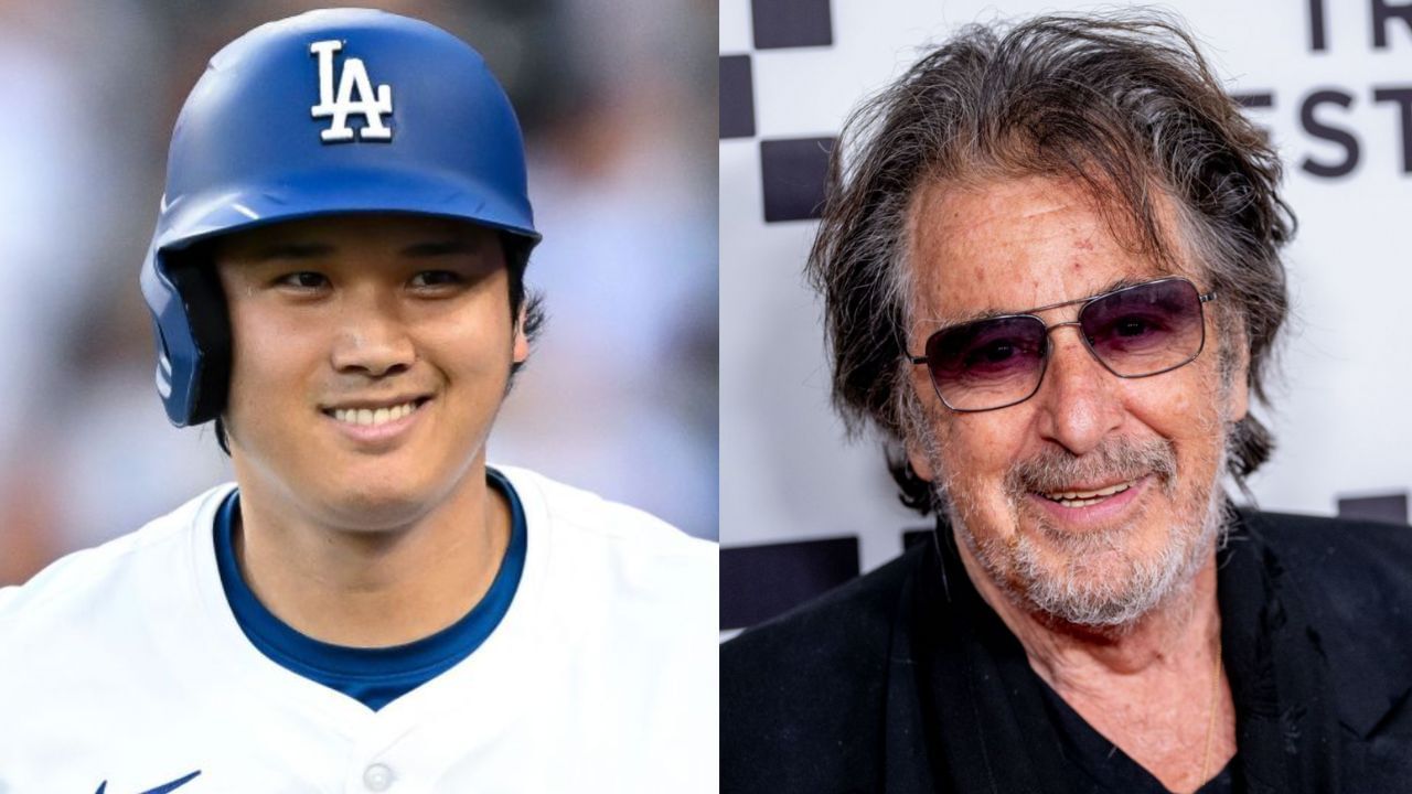 Shohei Ohtani (L), Al Pacino (R) (Images from - Getty)