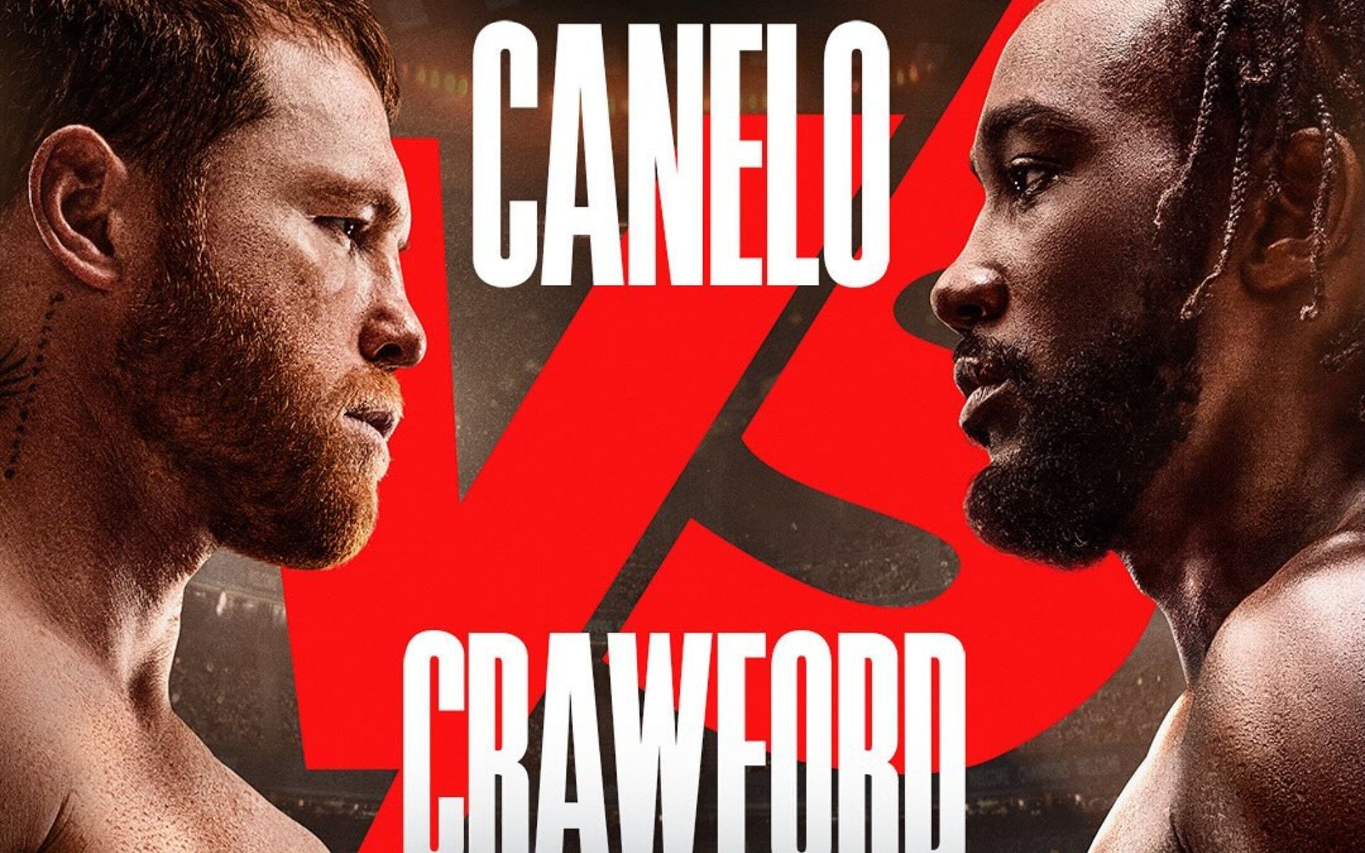 Canelo Alvarez (left) faces Terence Crawford (right) this Saturday. [Image courtesy: @netflixsports on Instagram]