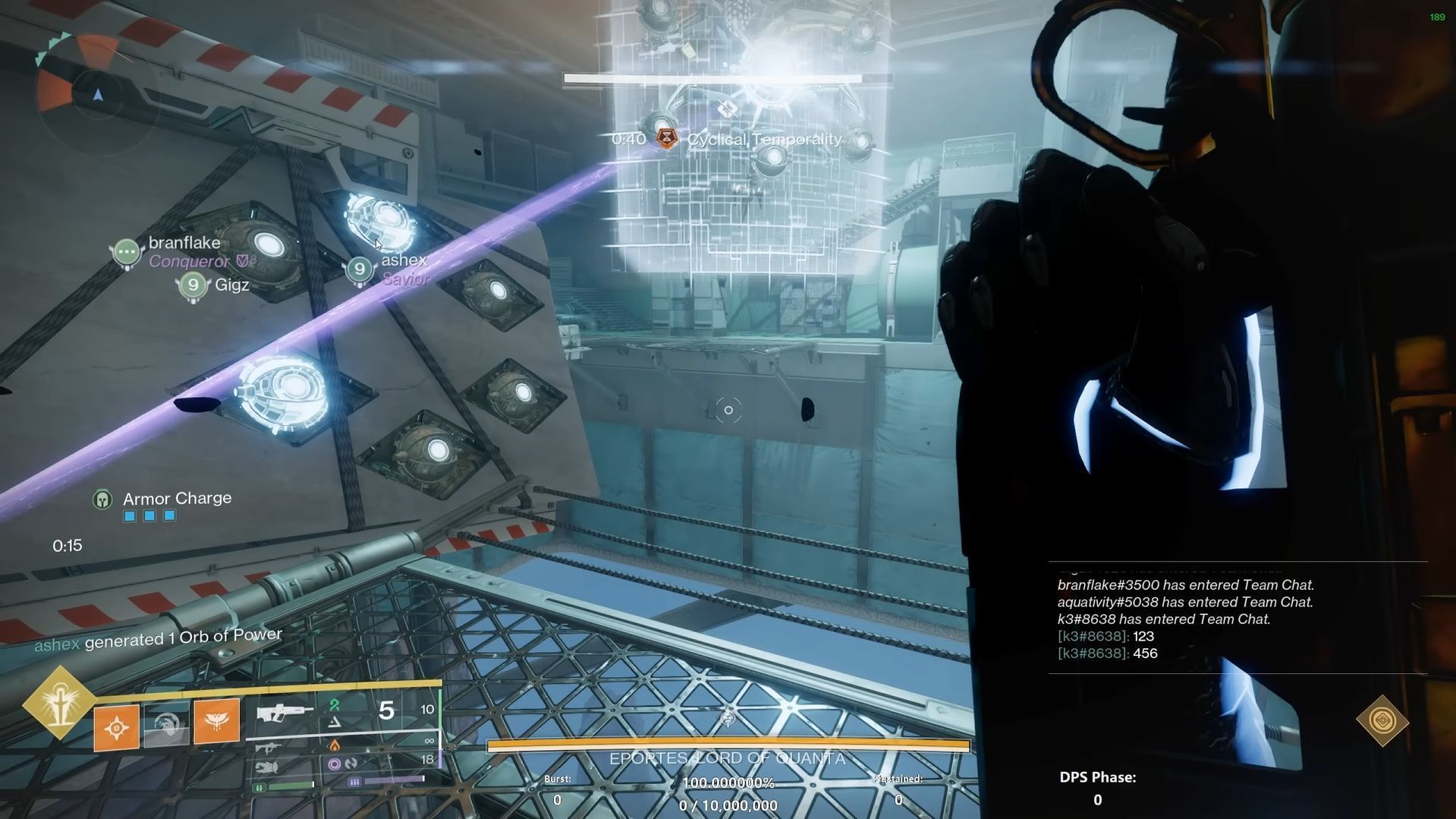 Two glowing eyes in the inner rooms of Destiny 2 Epic Raid (Image via Bungie/AegisYT) 