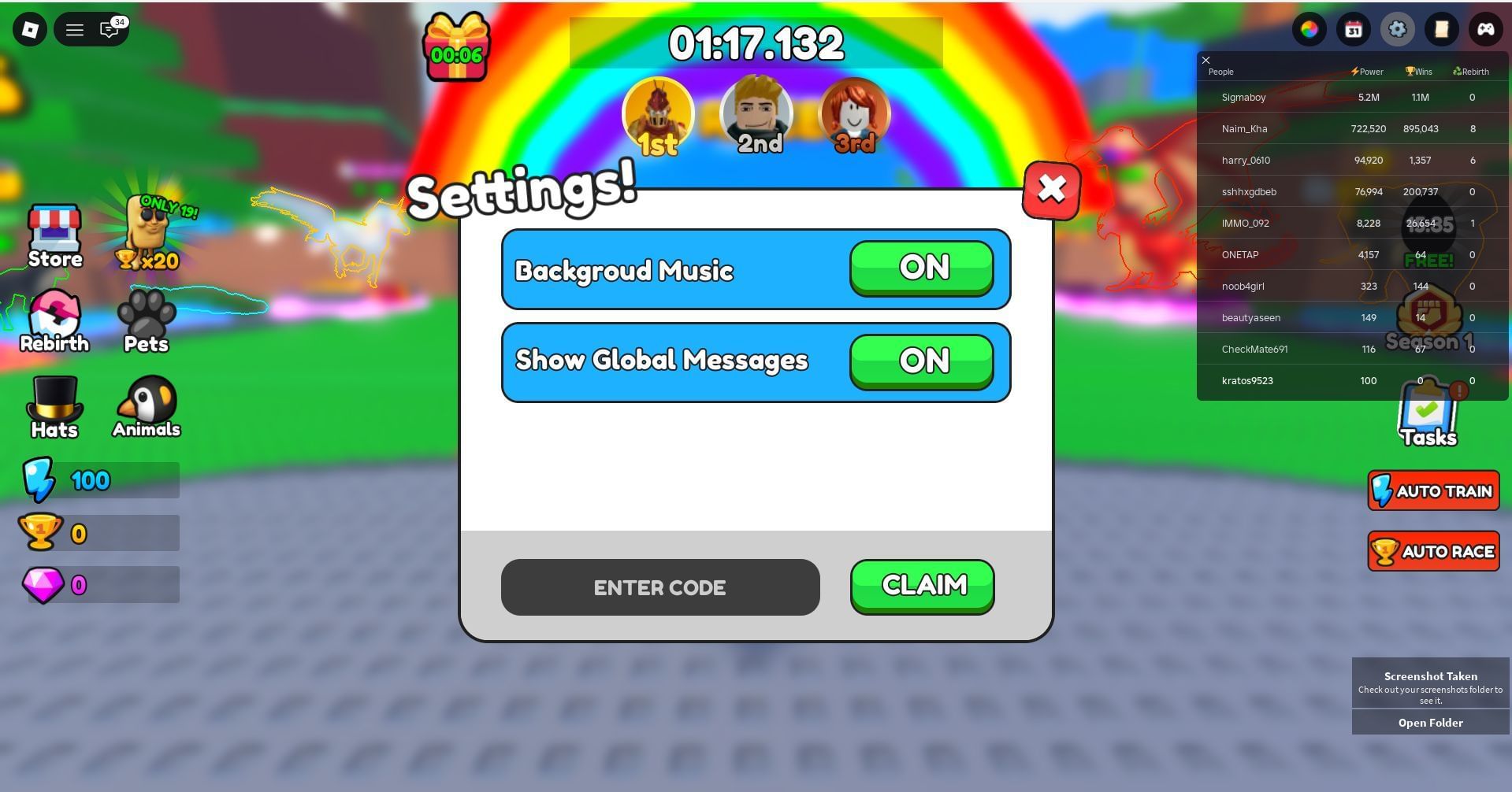 Redeem the code here (Image via Roblox)