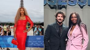Venus Williams' fiancé Andrea Preti sends a message to sister Serena Williams as American oozes style with chic black suit in NYC