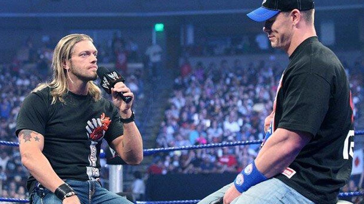 Cope &amp; John Cena are iconic WWE rivals (Image via WWE.com)