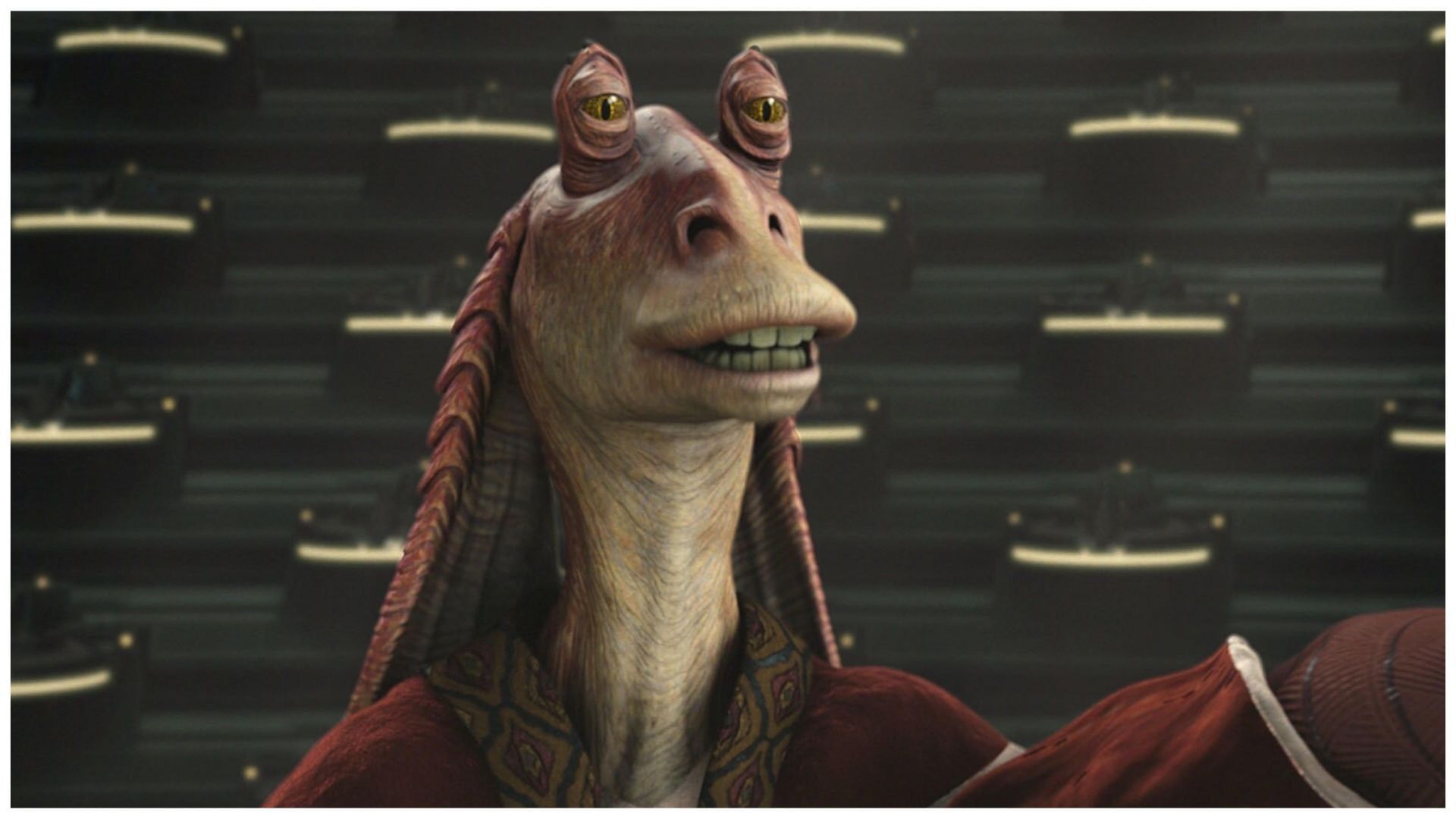 Jar Jar Binks was first introduced in Star Wars: Episode I &ndash; The Phantom Menace (Image via Star Wars website)