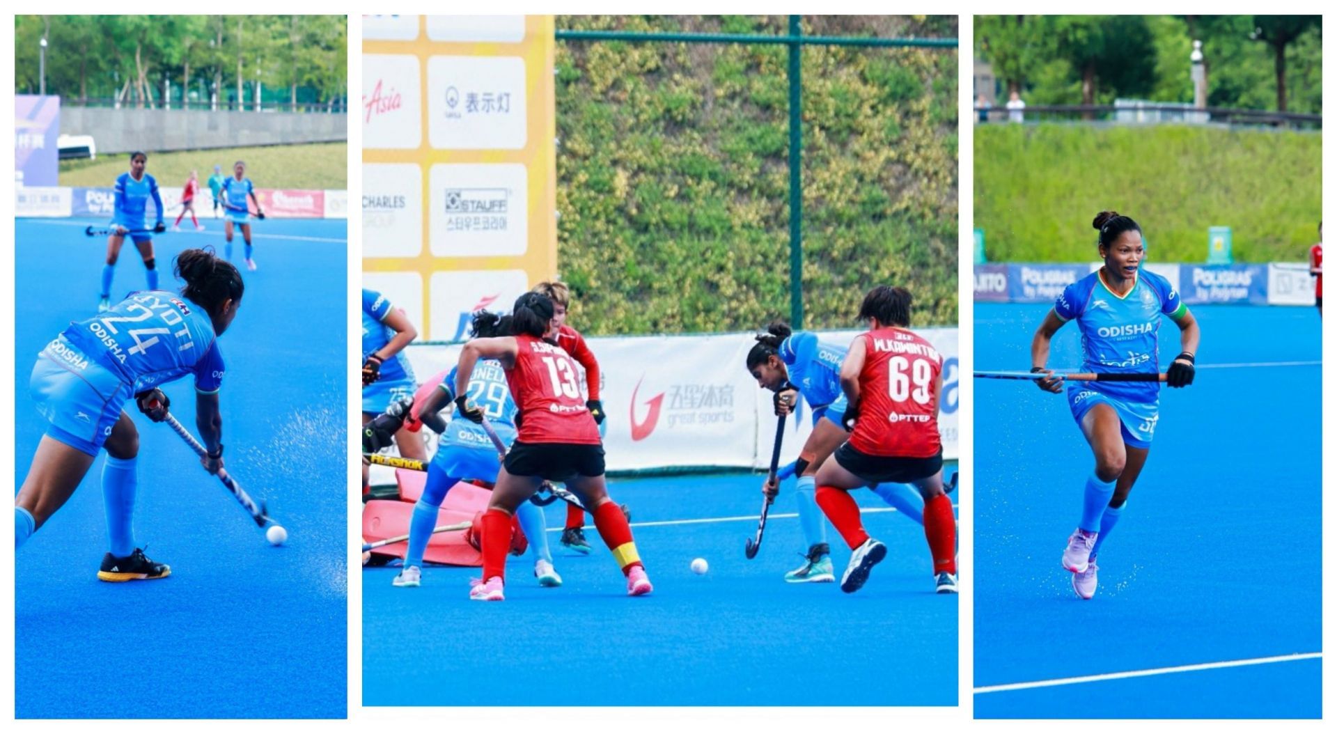 The Indians registered a comprehensive 11-0 win against Thailand in their opener - Source:  Hockey India