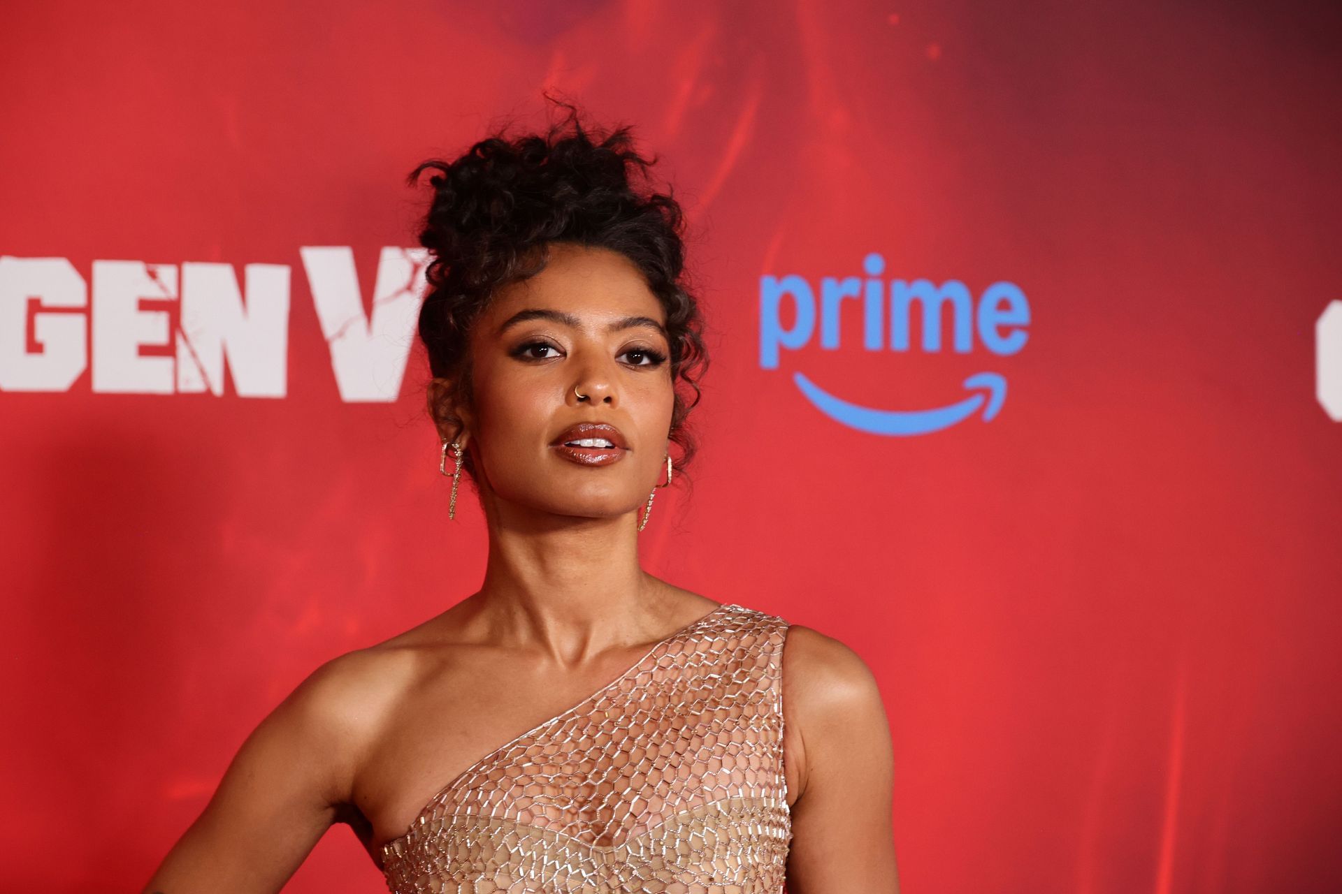 Jaz Sinclair at the Los Angeles Premiere of Amazon Prime Video&#039;s Gen V season 2 (Source: Getty)