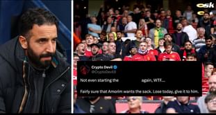 “Amorim wants the sack”, “Madness” - Manchester United fans baffled after 23-year-old star misses out on starting line-up vs Chelsea