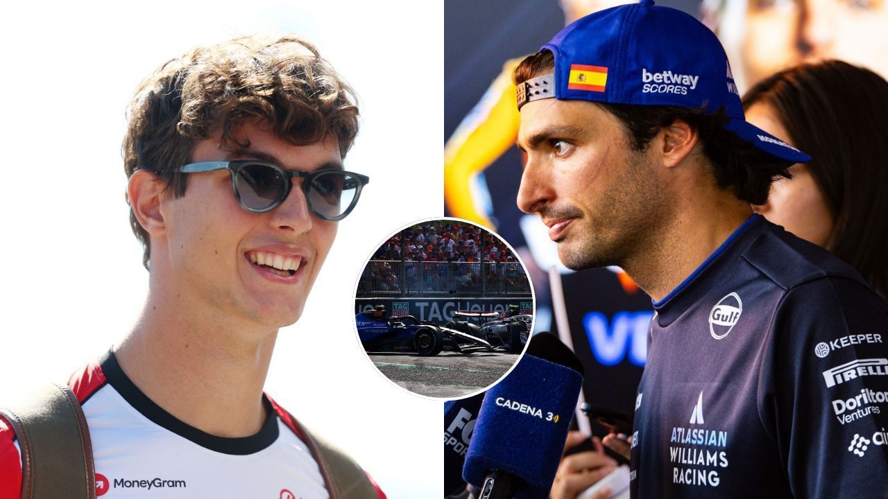 Ollie Bearman handed 10-second penalty for Carlos Sainz incident at Italian GP [Images via Getty]