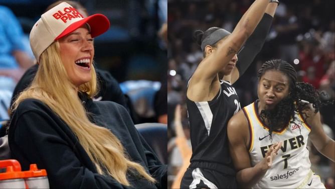 "AB had you in clamps my girl" - Sophie Cunningham calls out A'ja Wilson for turning salty after Game 1 loss to Fever