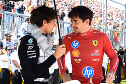 Charles Leclerc & Ferrari react as Kimi Antonelli posts public apology