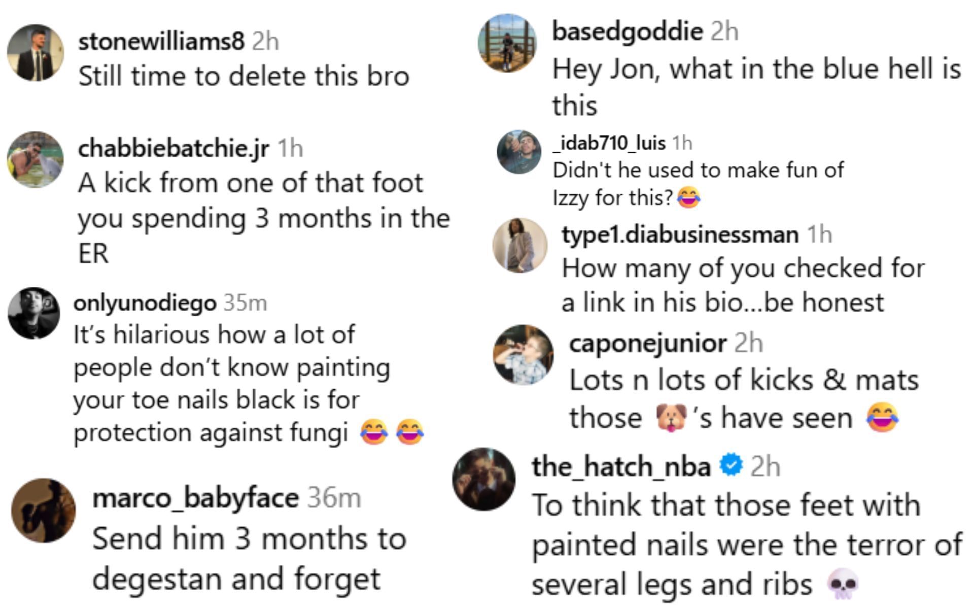Screenshots courtesy: @jonnybones on Instagram
