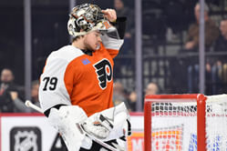 Oilers GM Stan Bowman bluntly declines Edmonton's interest in Carter Hart; confirms Stuart Skinner as starting goalie