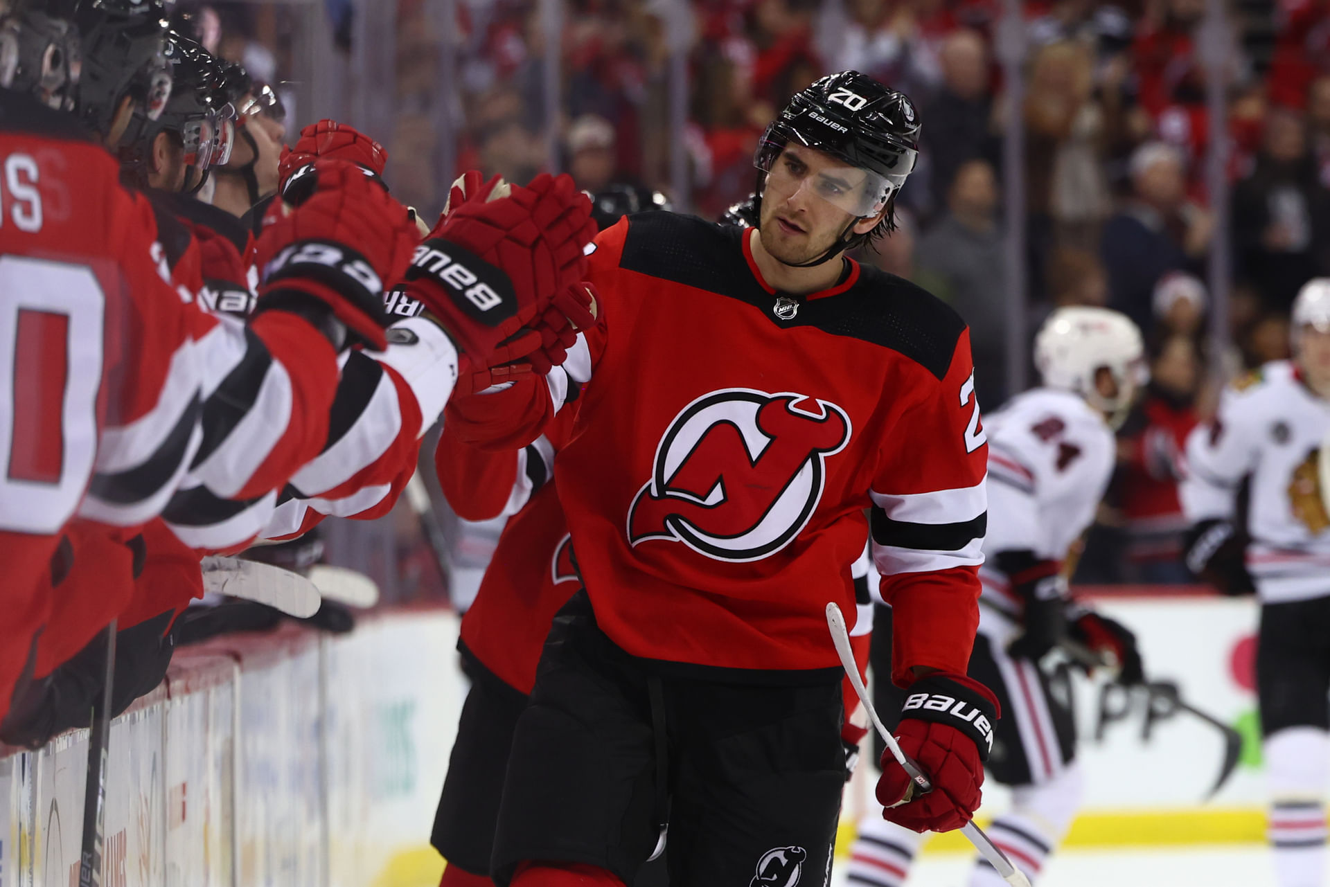 NHL: Chicago Blackhawks at New Jersey Devils - Source: Imagn