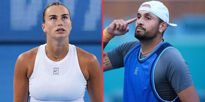 "Aryna Sabalenka isn't going to beat me" - Brash Nick Kyrgios sends World No. 1 ruthless warning ahead of 'Battle of the Sexes'