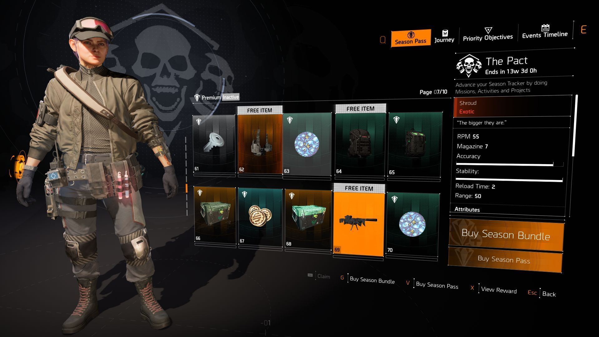 Shroud can be acquired from tier 69 of the Season Pass (Image via SK Gaming || Ubisoft)