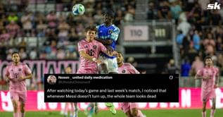 "Whenever Messi doesn’t turn up, the whole team looks dead" - Fans react as Lionel Messi's Inter Miami defeat Seattle in MLS clash
