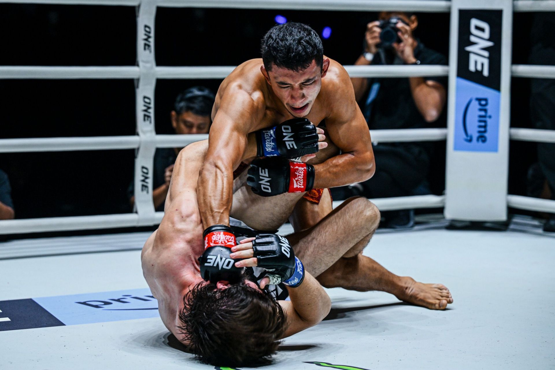 Akbar Abdullaev punches Ibragim Dauev | Photo by ONE Championship
