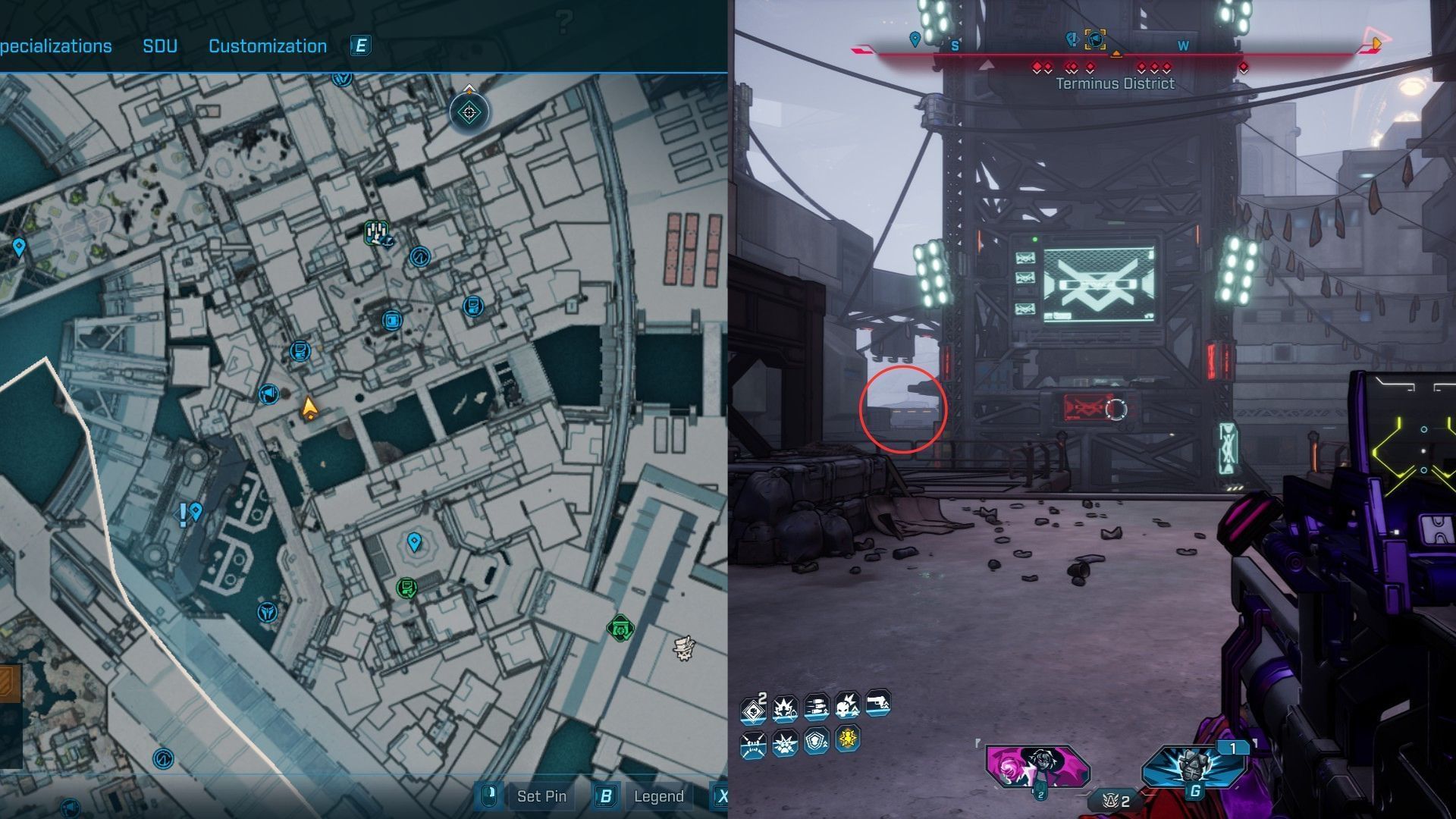 Go left after coming out of the building that had Burrito #4 (Image via 2K)
