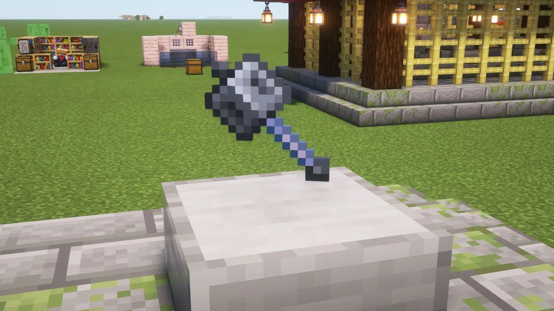 Best names for mace and trident in Minecraft (Image via Mojang Studios)