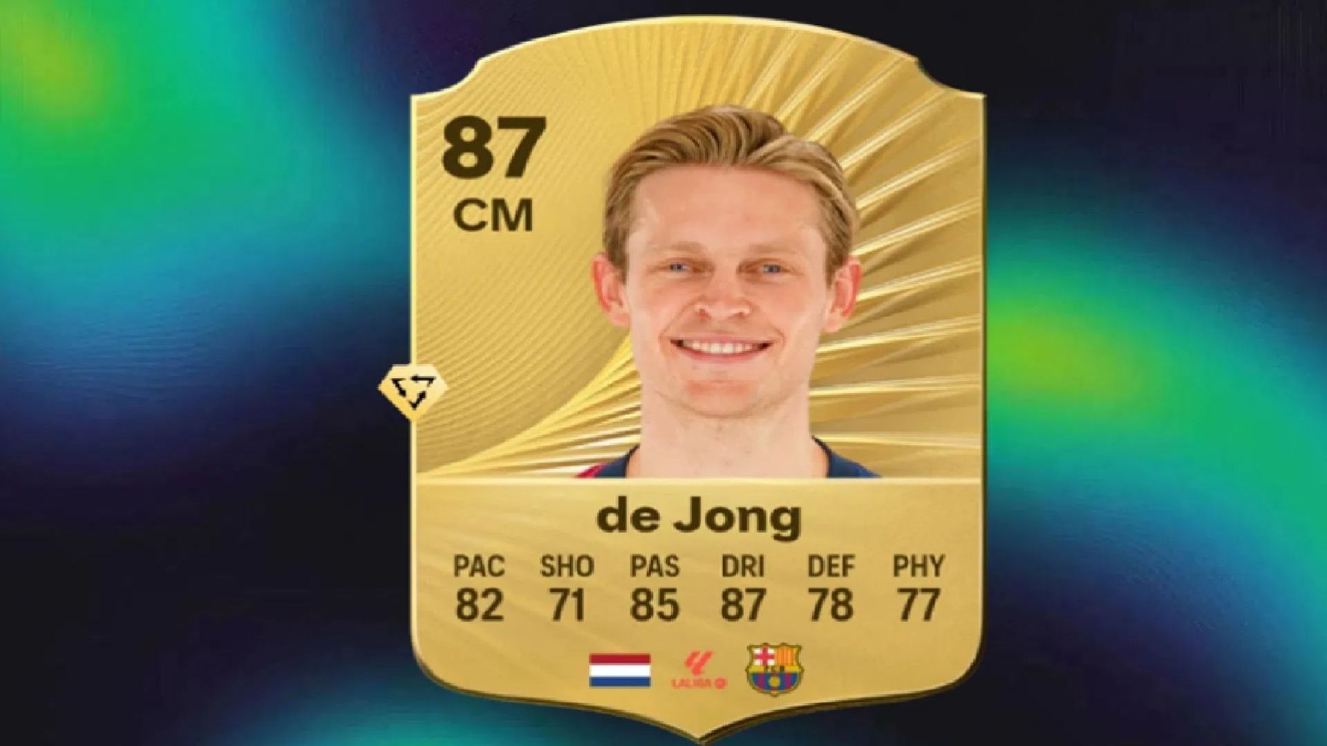Frenkie de Jong is among the best players with Press Proven Playstyles in EA FC 26 (Image via EA Sports)