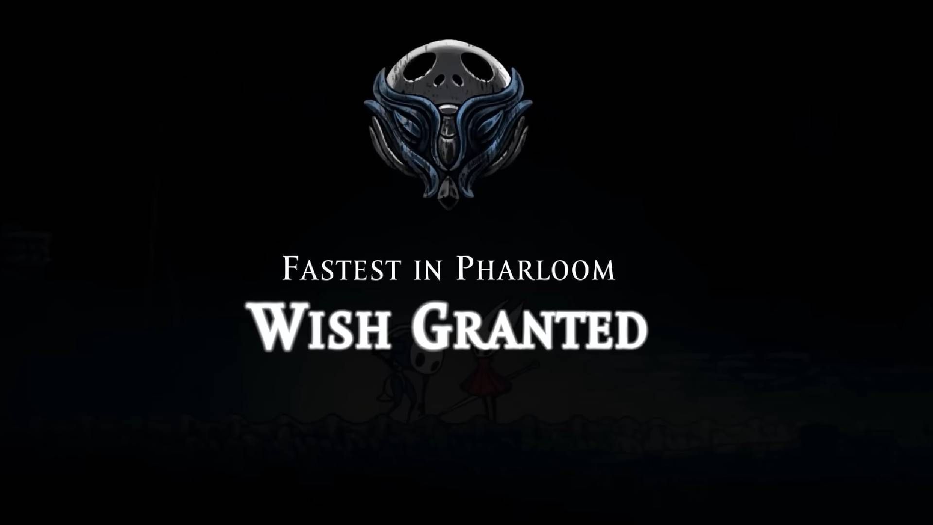Accomplishing Fastest In Pharloom wish in Hollow Knight Silksong (Image via Team Cherry || YouTube@Game Guides Channel)