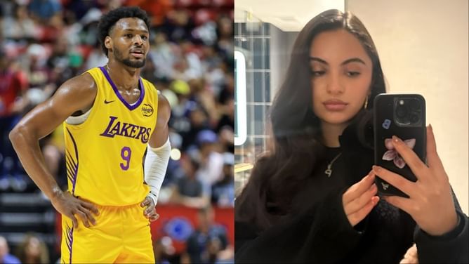 "My everything": Bronny James all smiles as he showers girlfriend Parker Whitfield with heartfelt tribute on her special day
