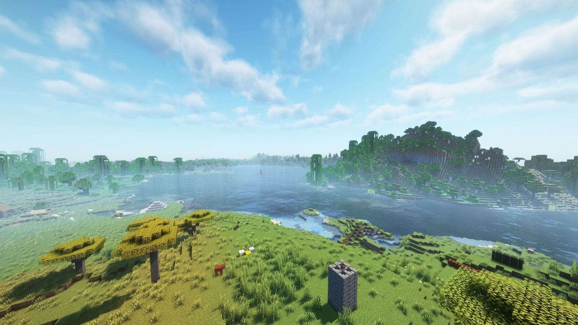 Some Minecraft mods easily allow players to pre-load chunks (Image via Sportskeeda Gaming || Mojang Studios)
