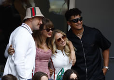 Taylor Swift’s friend drops 5-word message on Patrick Mahomes’ wife Brittany Mahomes' "fake ponytail" shenanigans at Giants vs. Chiefs game