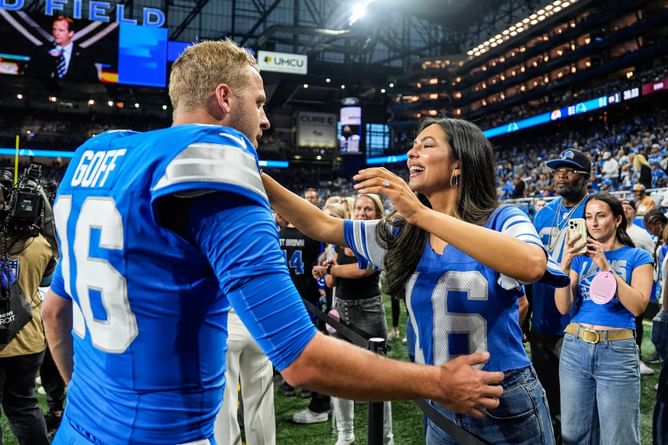 Jared Goff’s wife Christen captures motherhood bliss with her "whole world" in latest adorable baby snap